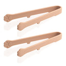 Axyaa 5.71inch Mini Silicone Serving Tongs for Kitchen, Coffee Bar, Tea Party
