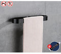 Axyaa Aluminum Towel Rack Set - Bathroom Pendant, Tissue Holder, No Drilling