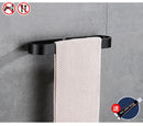 Axyaa Aluminum Towel Rack Set - Bathroom Pendant, Tissue Holder, No Drilling