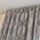 Axyaa European Jacquard Style Gray Curtains: Elegant 20-40% Blackout Drapes for Home Decor