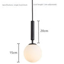 Axyaa Round Glass Bedside Chandelier for Bedroom, Restaurant, Bar, Living Room & Study