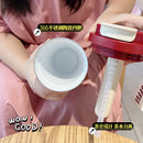 Axyaa Stainless Steel Ceramic Insulated Water Cup with Large Capacity Straw