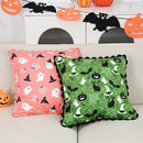 Axyaa Cute Pumpkin Print Cushion Cover Sofa Pillowcase Halloween Decor