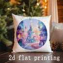 Christmas-themed Digital Printed Pillow Covers by Axyaa - Perfect for Sofa, Bedroom, Car