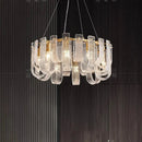 Axyaa Crystal Chandelier Pendant Light for Living Room and Bedroom
