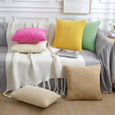 Axyaa Soft Corduroy Cushion Cover 45x45 - Luxury Home Decor Pillow Case