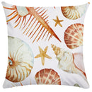 Axyaa Ocean Starfish Shell Cushion Cover - Soft Pillowcase for Living Room Sofa