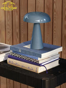 Axyaa Mushroom Table Lamp Touch Switch Rechargeable LED Medieval Bauhaus Desk Light