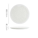 Axyaa Solid Color Pearl Dot Ceramic Sushi Dessert Steak Plate Set for Molecular Cuisine