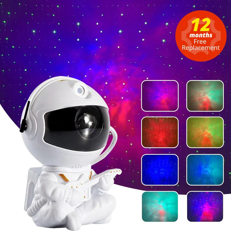 Axyaa Starry Projector Night Light: Astronaut Galaxy Sky Lamp for Home Decor, Kids Gift