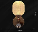 Axyaa Gold Sconce Wall Lights Nordic Minimalist Luxury Lamps for Bedroom, Aisle, Hallway