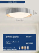 Axyaa Modern Nordic Round LED Ceiling Light with Remote Control