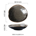 Axyaa Ceramic Seasoning Dish Snack Plate for Restaurant Tableware