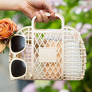 Axyaa Hollow Plastic Tote Basket: Spacious & Portable Beach, Travel, Shower, Home Essential
