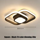 Axyaa LED Chandelier Indoor Ceiling Lamp White/Black Bedroom Living Room Lighting