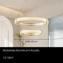 Axyaa Luxury Acrylic LED Pendant Chandelier for Home Decor