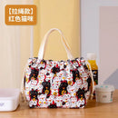 Axyaa Cartoon Fruit Thermal Picnic Lunch Bag Drawstring Tote for Women