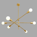 Axyaa Modern Long Pole Led Chandelier for Home Decoration and Lighting in Living Room
