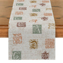 Nautical Style Table Runner for Farmhouse Kitchen Decor by Axyaa