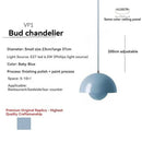 Axyaa Flower Bud Pendant Light: Nordic Design for Bedroom, Bar, or Restaurant