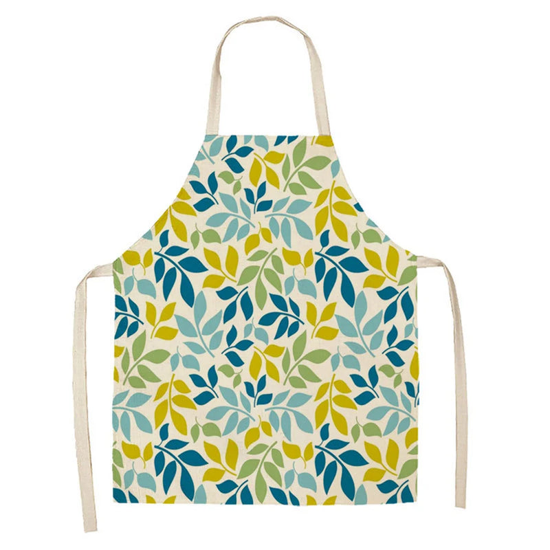 Axyaa Green Plant Style Apron for Adults and Kids