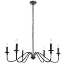Axyaa Modern Iron Chandelier Light for Living Room, Kitchen, and Dining Room