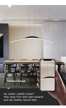 Axyaa Modern LED Chandelier for Dining Kitchen Bar Living Bedroom