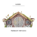 Axyaa Boho Rabbit Mushroom Animals Nursery Wall Decals for Kids' Room