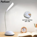 Axyaa LED Desk Lamp: Rechargeable Table Reading Light for Study, Bedroom, 6000K Night Light
