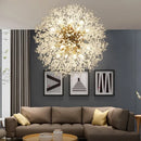 Axyaa Spark Ball Crystal LED Chandelier - Spherical Firework Pendant Light