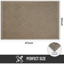 Axyaa Welcome Mat, Absorbent Indoor/Outdoor, Stain & Fade Resistant, Non-Slip Rubber