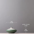 Axyaa Green Gradient Ceramic Vase for Stylish Living Room Decor