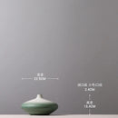 Axyaa Green Gradient Ceramic Vase for Stylish Living Room Decor