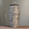 Axyaa Ins Style Ceramic Floor Vase for Home Decor & Living Room Art