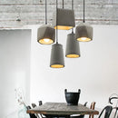 Axyaa Concrete Pendant Light: Vintage Farmhouse Kitchen Industrial Rustic Fixture