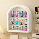 Axyaa Transparent Dustproof Magnetic Suction Display Rack for Figurines and Collectibles