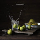 Solid Wood Gourmet Chopping Board by Axya: Retro Style for Food, Dessert & Photography