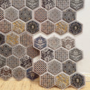 Axyaa Thicker Marble 12"x12" Self-Adhesive Tile Backsplash - Pack of 10/20