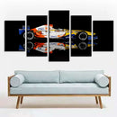 F1 Car Character Poster Set for Home Decor by Axyaa