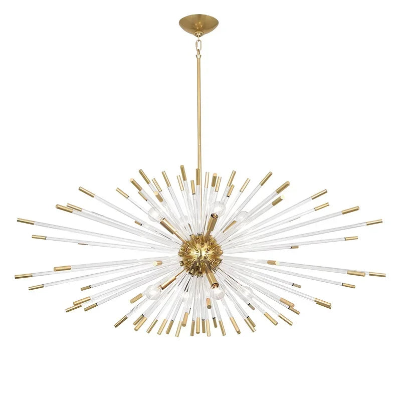 Axyaa Dandelion Decoration Golden Ball Chandelier - Nordic Postmodern Style