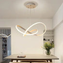Axyaa LED Pendant Chandelier with Remote Control for Home Dining Kitchen Bar
