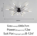 Axyaa Sunflower Chandelier LED Ceiling Light for Home Illumination