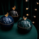 Axya Starry Sky Moon Storage Jar: Home Decor & Candy Container