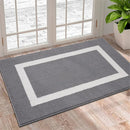 Axyaa Super Absorbent Microfiber Large Door Mat - Washable Entrance Rug