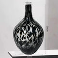Axyaa Large-Bellied & Small-Mouthed Vase: Glass Home Decoration for Stylish Vase Placement