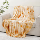 Axyaa Tortilla Blanket: Funny Food Throw for Bed & Sofa, Soft Flannel, Warm Round Blanket