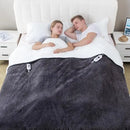 Axyaa King Size Cozy Soft Jacquard Heating Blanket with 4 Heat Levels