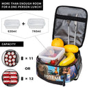 Axyaa Moana Insulated Lunch Bag - Kids Cartoon Movie Theme - Thermal Cooler Lunch Box