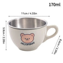 Axyaa Double Wall Stainless Steel 170ml Kids Water Cup
