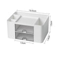 Axyaa Plastic Desk Drawer Organizer Pen Holder Stationery Pencil Storage Box Organize